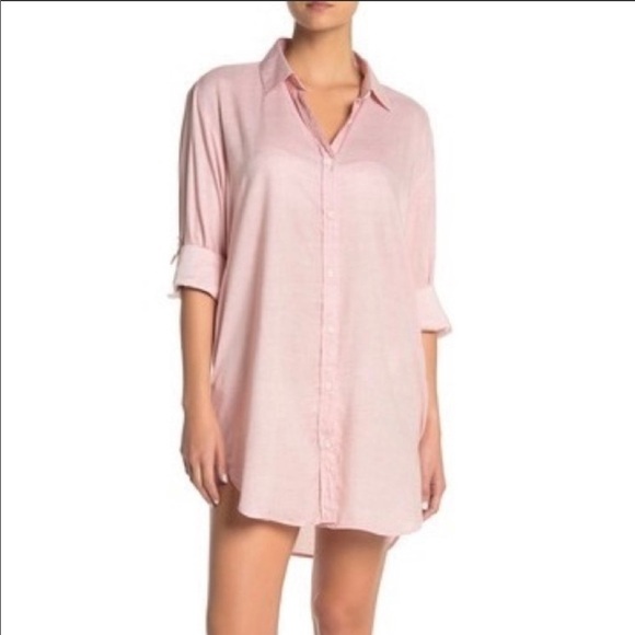 Onia Marie Collared Shirt Dress Small - Picture 1 of 7